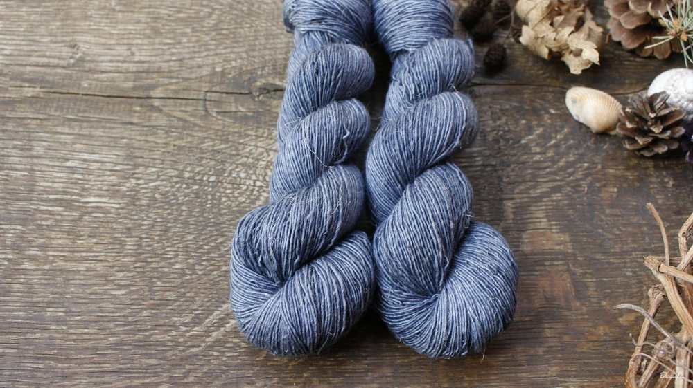 "Džíny" - Single 90% Merino/10% Len 366m