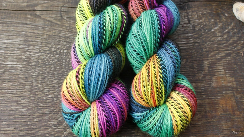 "Neon" - ZEBRA Merino sw/nylon 365m/100g