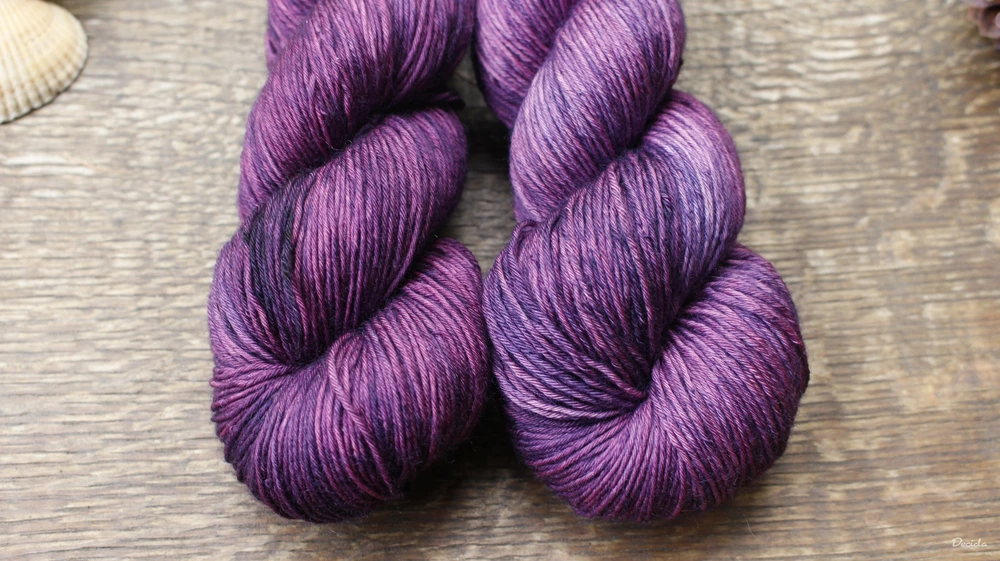 "Estrella morada" -  extra MERINO se sw 3mm