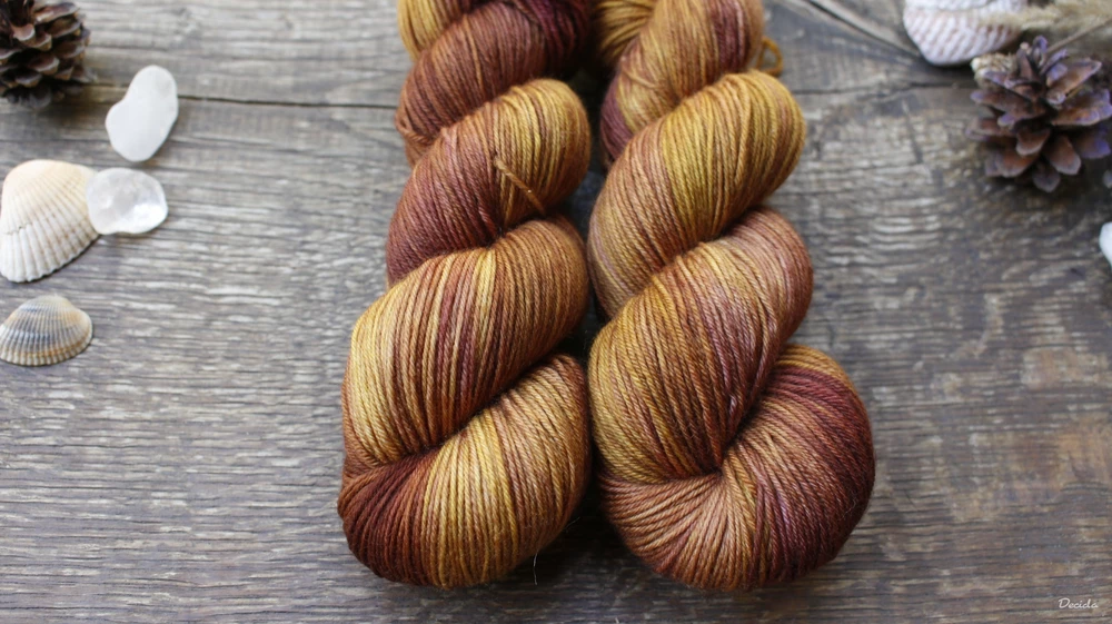 "Cinnamon bark" - EXTRA Merino sw/polyamid 365m/100g