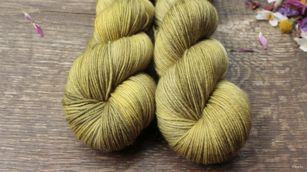 "Žluté kiwi" - EXTRA Merino sw/polyamid 365m/100g