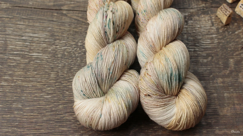 "Sand" merino/hedvábí 2mm