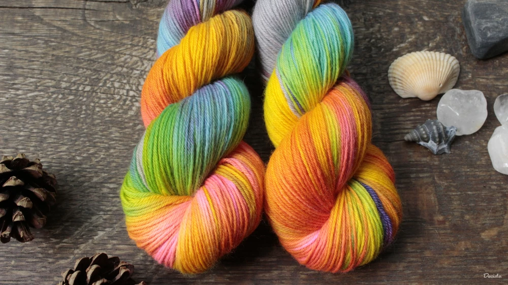 "Space Fox" - EXTRA Merino sw/polyamid 365m/100g