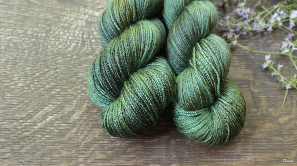 "Green spirit" merino/hedvábí 50/50 400m 