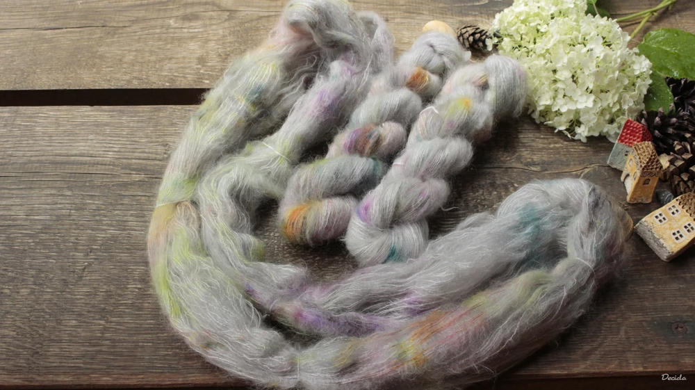 "Jóia alegre" - 72%mohér/28%hedvábí 50g NOVINKA