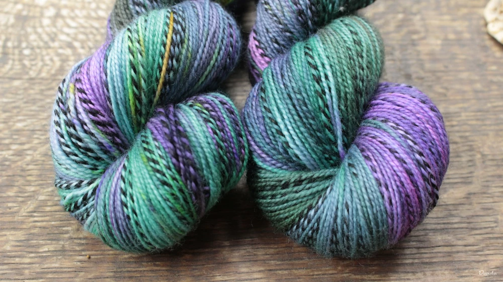 "Peacock" - ZEBRA Merino sw/nylon 365m/100g