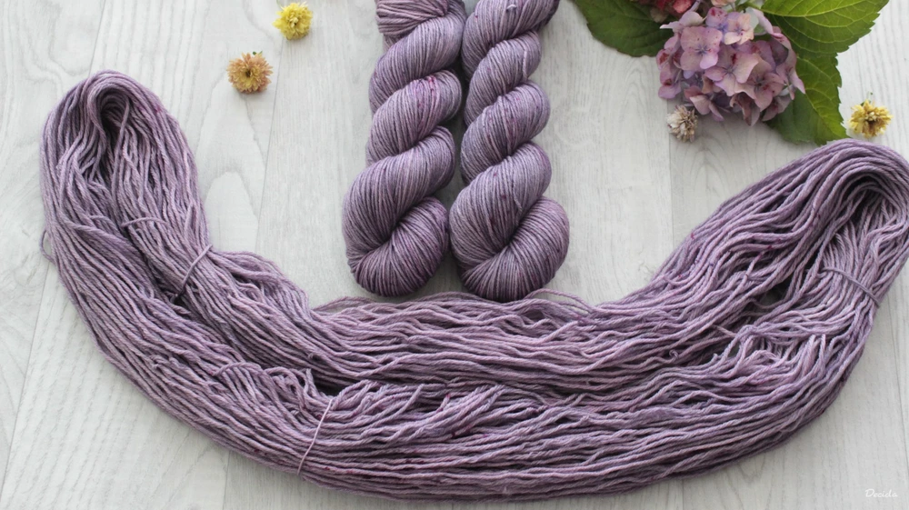 "Purple Violetta" - extra MERINO se sw 4mm