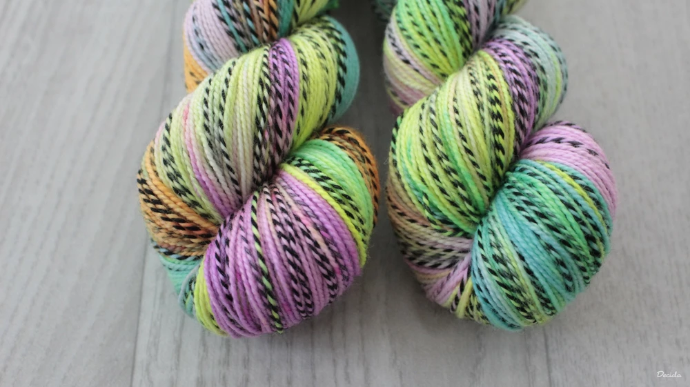 "Zářivka" - ZEBRA Merino sw/nylon 365m/100g