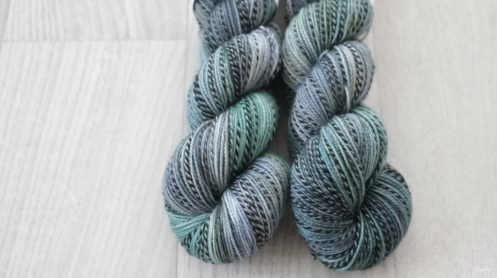 "Mint cocktail" - ZEBRA Merino sw/nylon 365m/100g