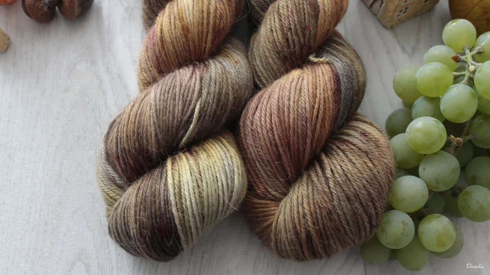 "Spadané listí"- 50% merino/50% alpaka 250m