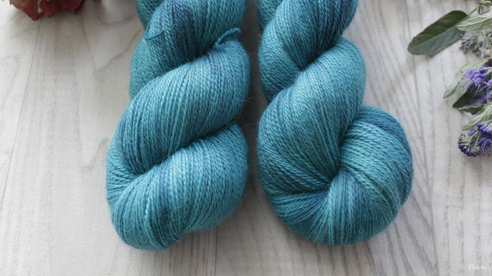 "Blue Pacific"- 50% merino/50% alpaka 500m