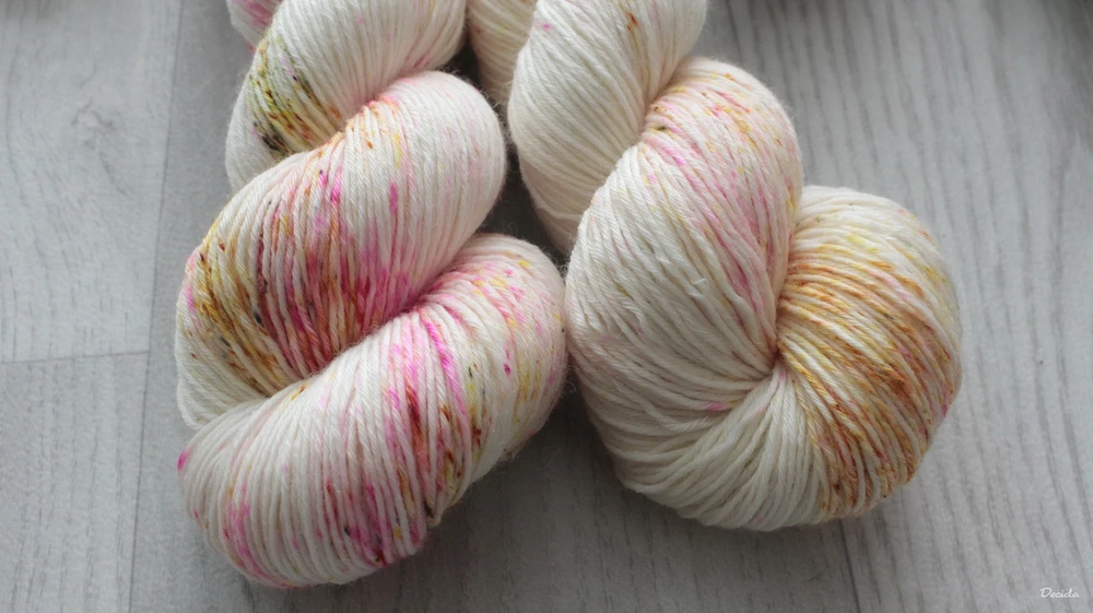 "Koření Pink" -  extra MERINO se sw 3mm
