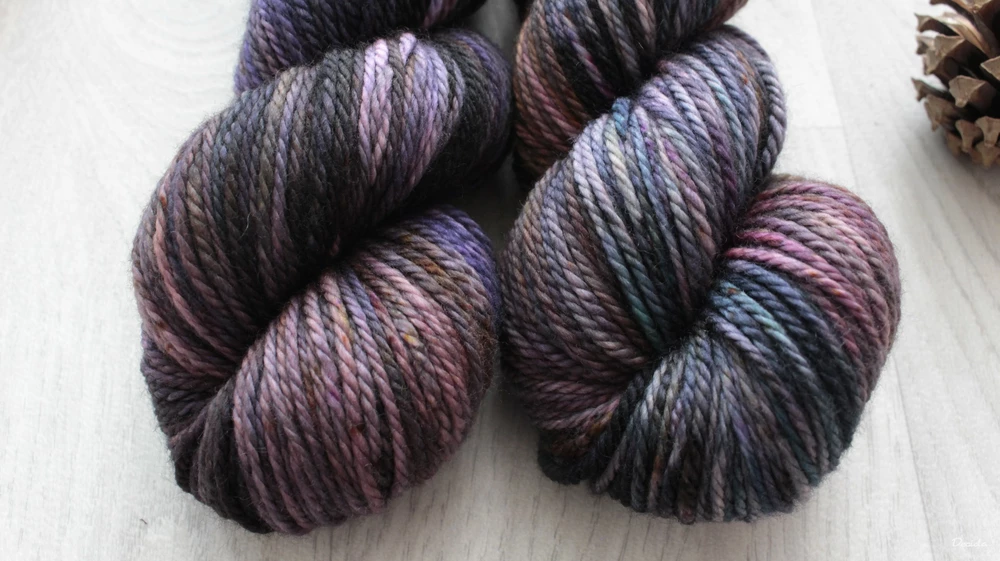 "Caminando de noche" ARAN merino sw 166m/100g