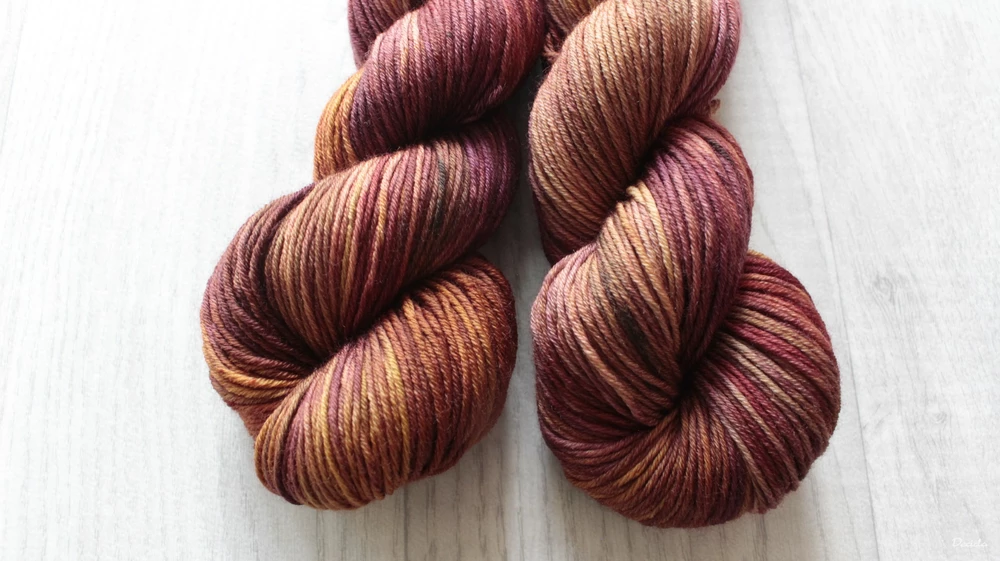 "Bukové listí" - extra MERINO se sw 4mm