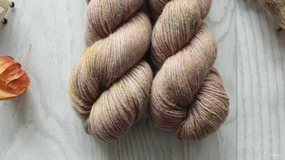 "Slow Caramel"- 50% merino/50% alpaka 250m
