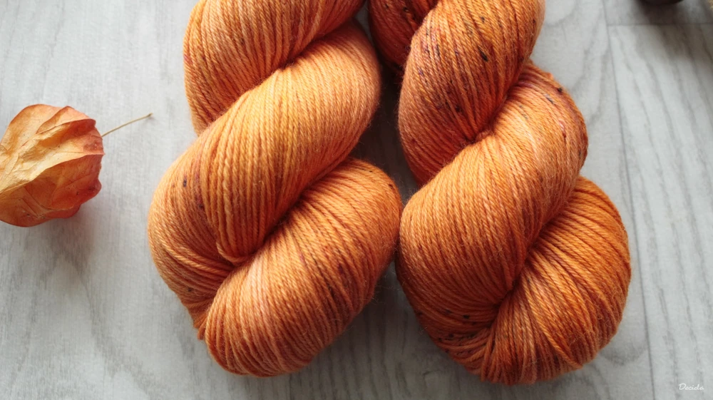 "Oranžáda" - EXTRA Merino sw/polyamid 365m/100g