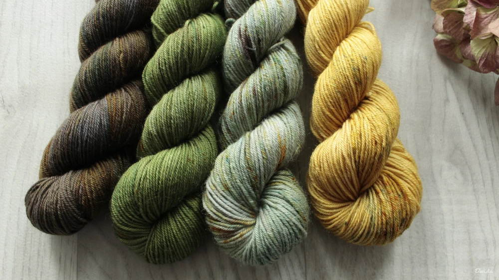 "Set 2" 200g - merino sw 400m/100g