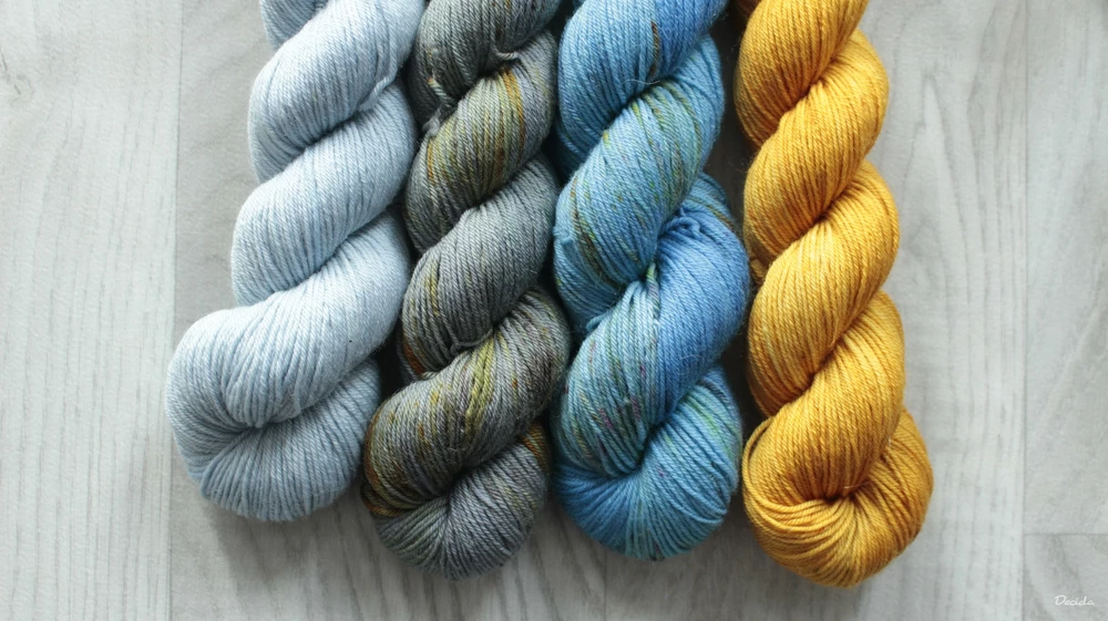 "Set 3" 200g - merino sw 400m/100g