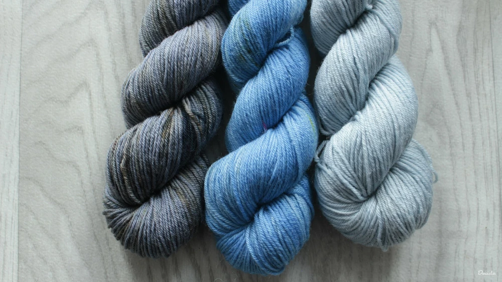"Set 5" 150g - merino sw 400m/100g