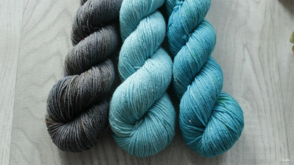 "Set 8" 150g -  merino sw 400m/100g