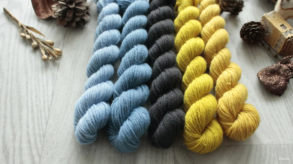 "Minis set 5" 5x20g - EXTRA Merino sw/polyamid 365m/100g