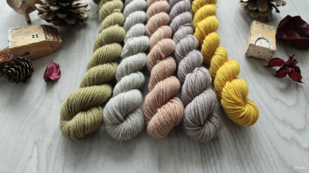 "Minis set 14" 5x20g - EXTRA Merino sw/polyamid 365m/100g