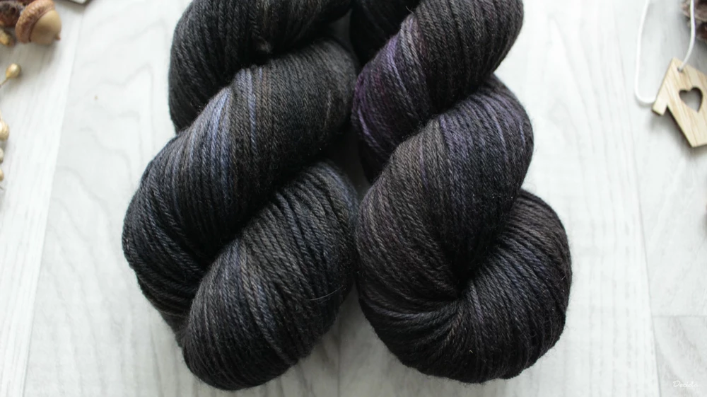 "Antracit" - EXTRA Merino sw/polyamid 365m/100g