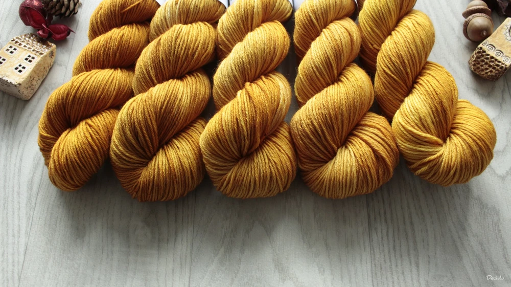 Fade set "Aztec gold" 500g - extra MERINO se sw 4mm