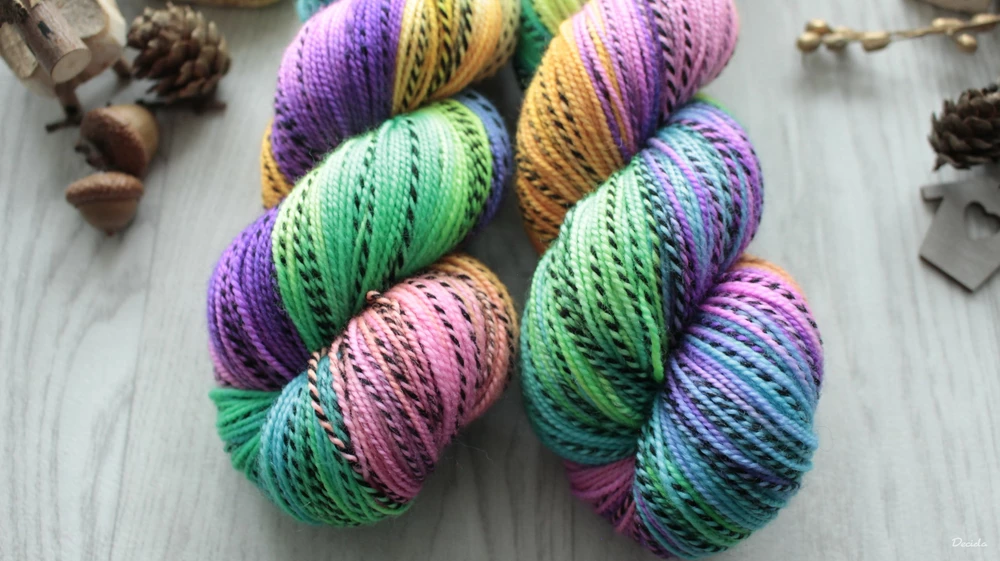 "Neon" - ZEBRA Merino sw/nylon 365m/100g