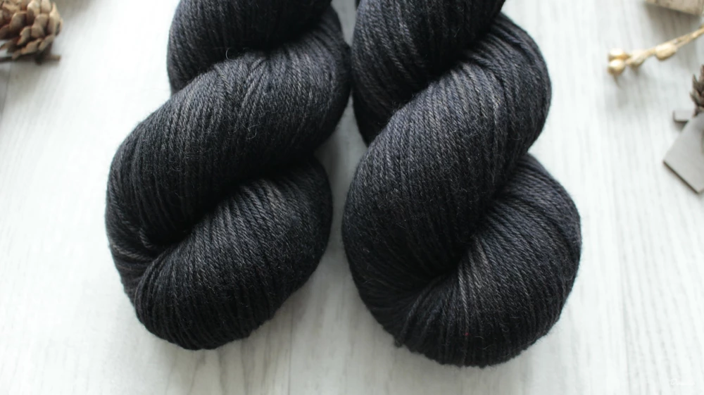 "Antracit 2" - EXTRA Merino sw/polyamid 365m/100g