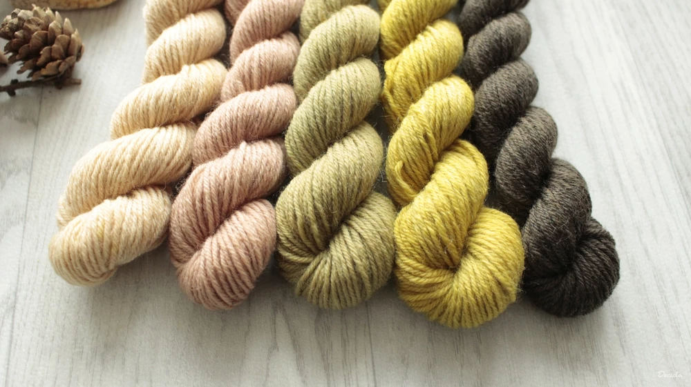"Minis set 25" 5x20g - EXTRA Merino sw/polyamid 365m/100g