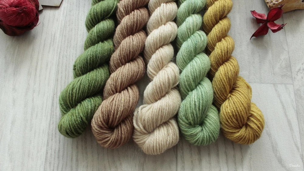 "Minis set 34" 5x20g - EXTRA Merino sw/polyamid 365m/100g