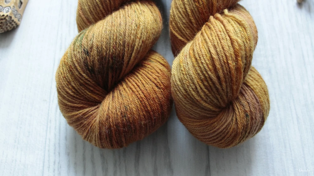 "Aztécké zlato" - EXTRA Merino sw/polyamid 365m/100g