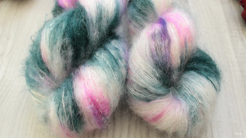 "Kristen" - NOVINKA 75%mohér/25%hedvábí 50g 