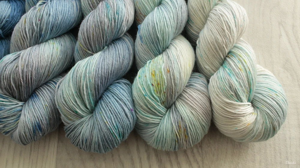 Fade "Freezing snowflakes"  extra MERINO se sw 3mm