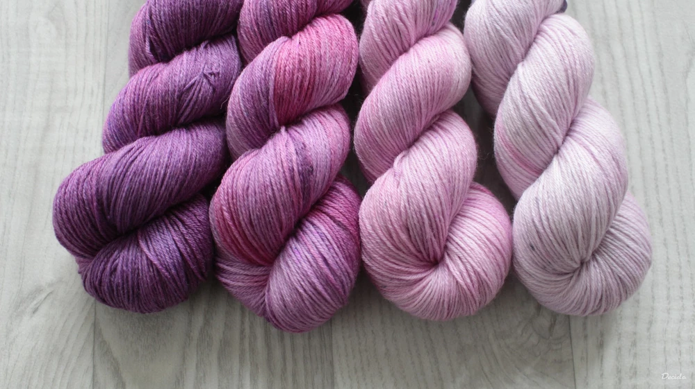 Fade set "Baixi" 400g - 80%merino/20%bambus