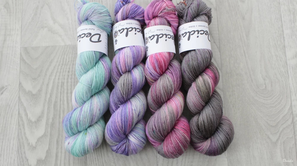 Fade set "Minca" 400g - 80%merino/20%bambus