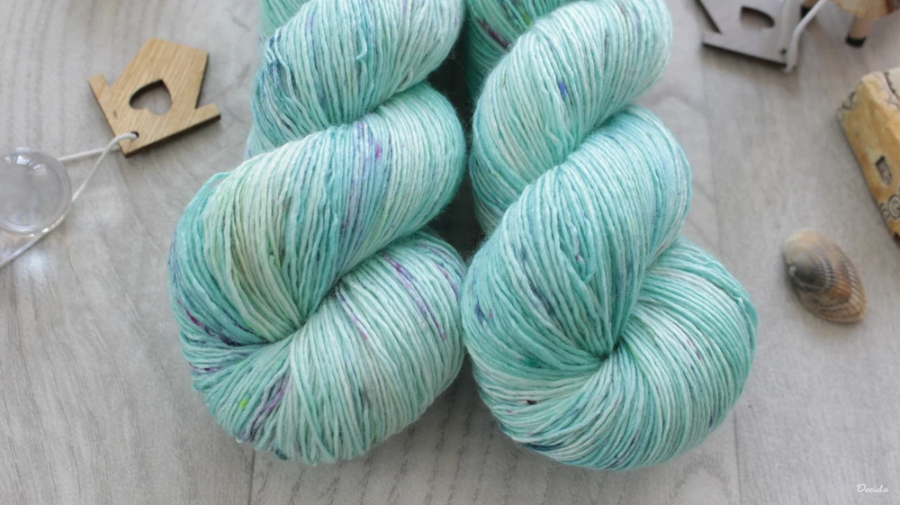 "Playa en Cancún" merino/hedvábí 70/30 400m jednonitka 