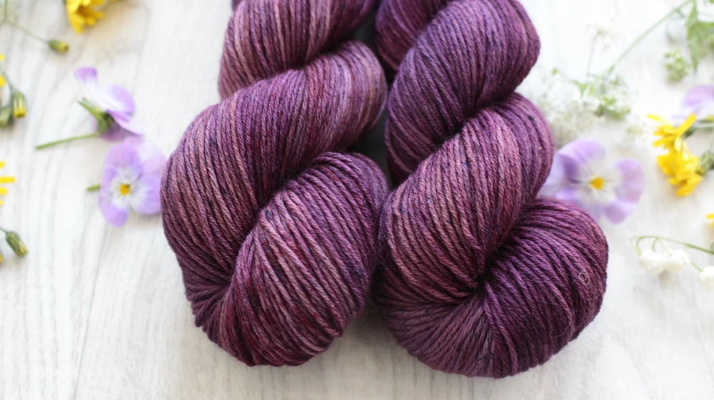 "Sweet Burgundy" - extra MERINO se sw 4mm