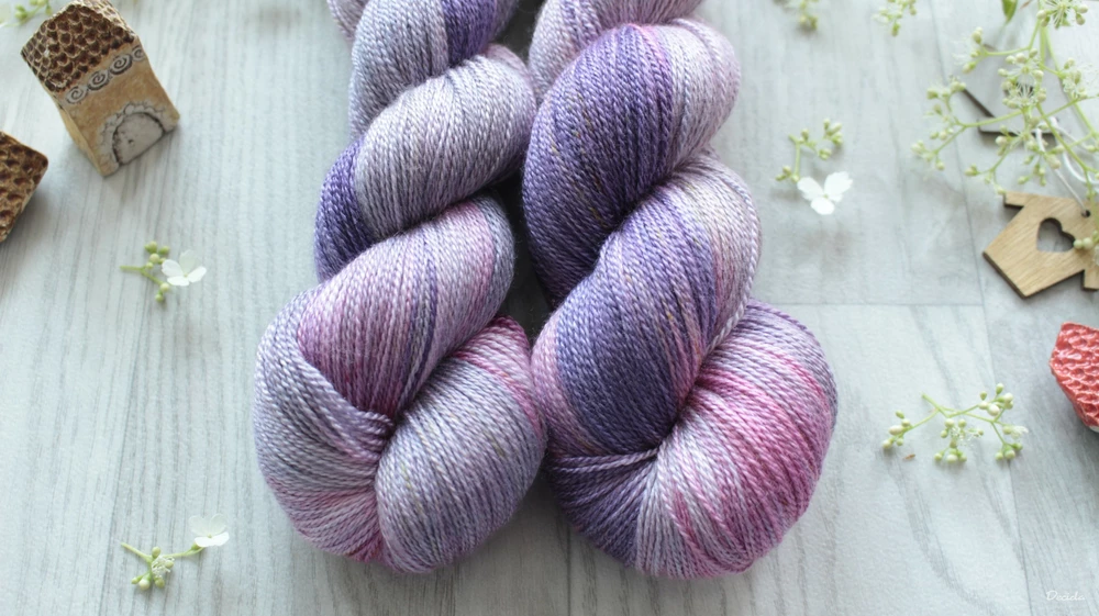 "Rozesmátá Andula" merino/hedvábí 50/50 600m