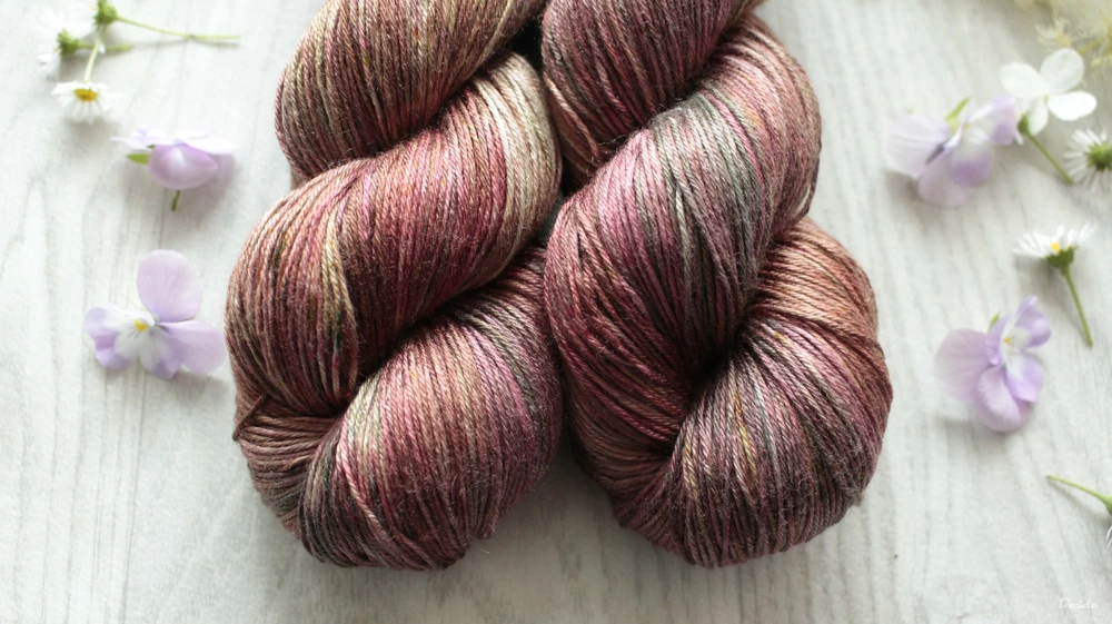 "Chestnut Wood" 100% pravé hedvábí 400m