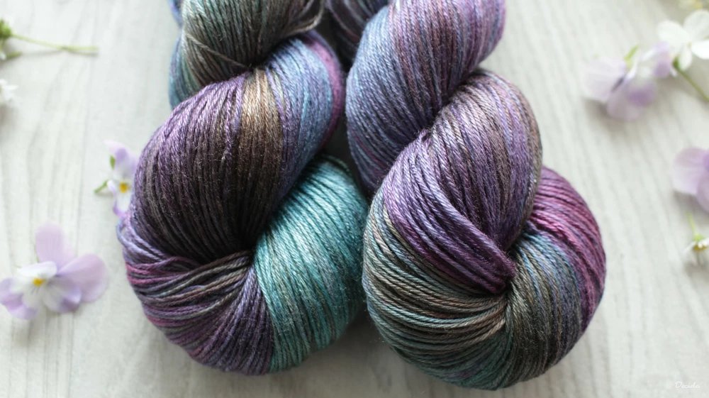 "V dešti tančím" 100% pravé hedvábí 400m