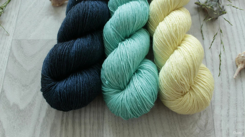 "Set 32" 300g - MIX materiálů (merino/hedvábí)