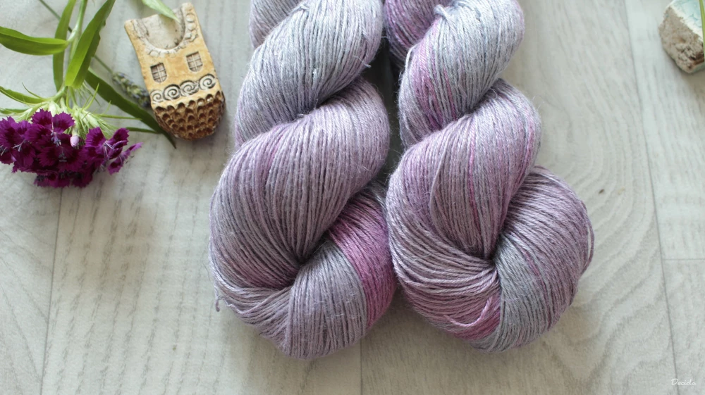 "Lavender Love" -  70% bambus 30% len 400m