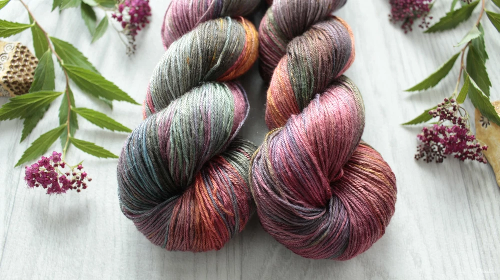 "Karaba" 100% pravé hedvábí 400m