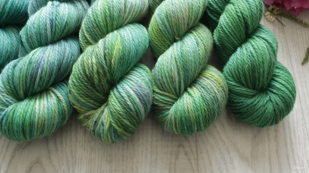 Fade "Mokřiny" - merino/kašmír/nylon ARAN 166m/100g