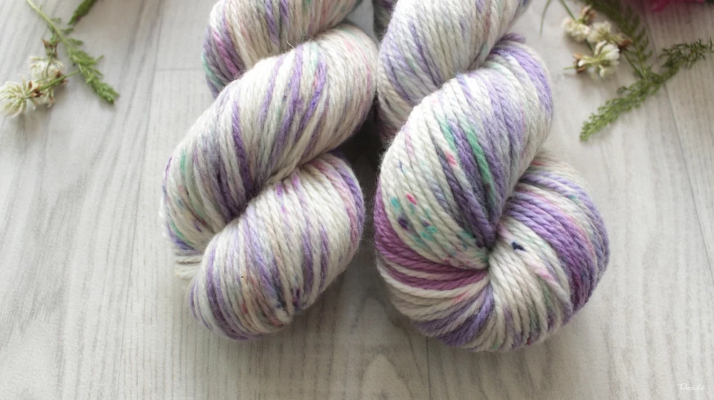 "Něžná znamení" - merino/kašmír/nylon ARAN 166m/100g