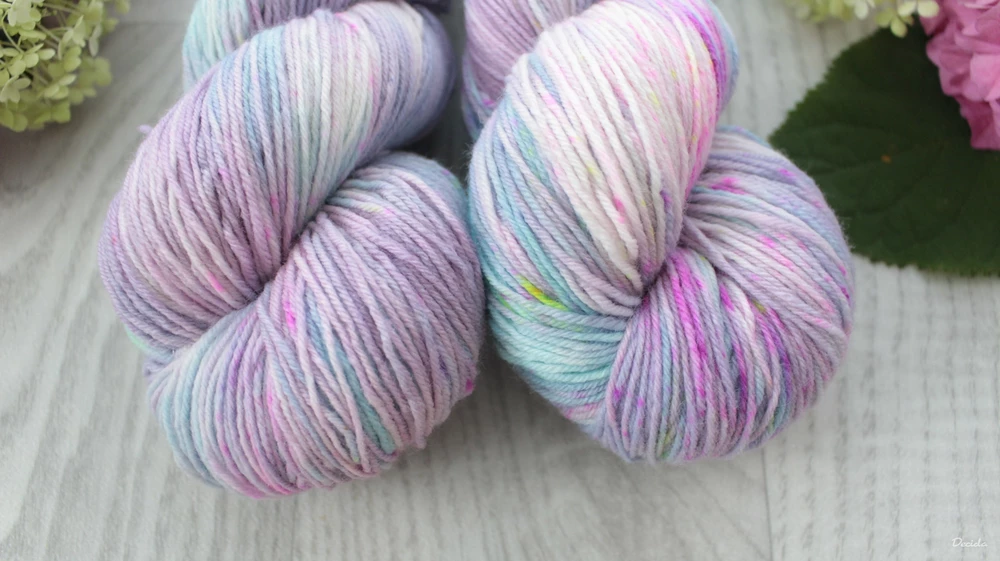 "Solei" - EXTRA Merino sw/polyamid 365m/100g