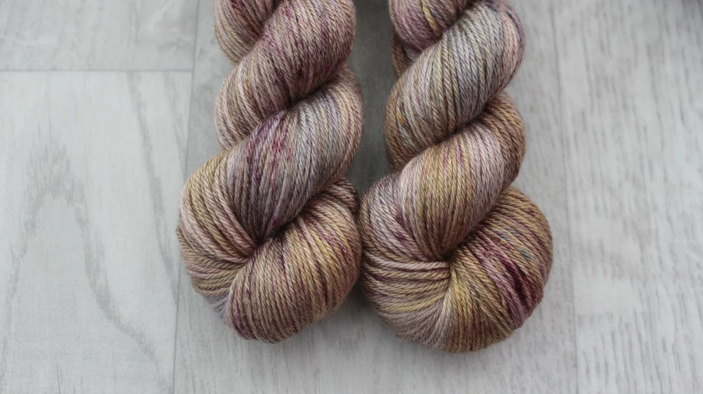 "Brownii" - merino/hedvábí 50/50 400m 50g