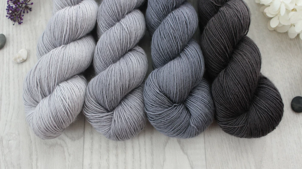 "Set 3" 400g - merino sw Single 366m